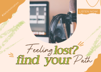 Finding Path Podcast Postcard Image Preview