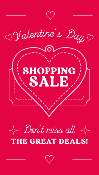 Minimalist Valentine's Day Sale Instagram reel Image Preview