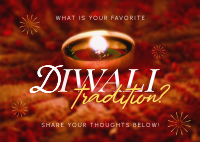 Diwali Tradition Postcard Preview