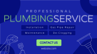 Simple Plumbing Service Animation Preview