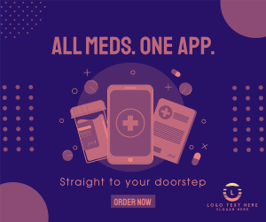 Meds Straight To Your Doorstep Facebook post Image Preview