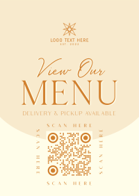 Elegant Classic Restaurant Flyer Design