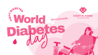 Global Diabetes Fight Facebook Event Cover Design