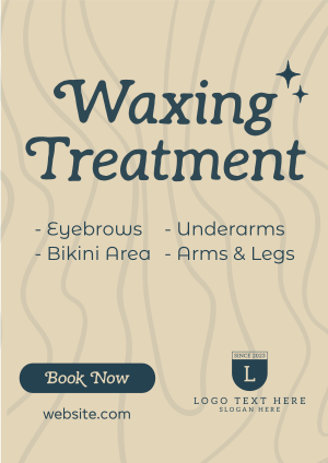 Beautifully Waxed Flyer Image Preview