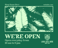 Vintage Plant Shop Facebook post Image Preview