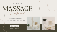 Beauty Salon Service Facebook Event Cover Design