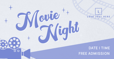 Film Movie Night Facebook ad Image Preview