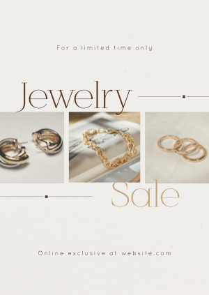 Luxurious Jewelry Sale Poster Image Preview