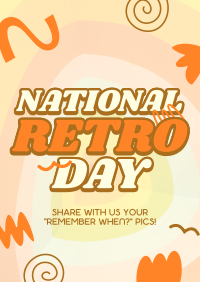 Swirly Retro Day Flyer Image Preview
