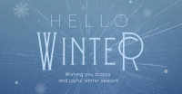 Cozy Winter Greeting Facebook ad Image Preview