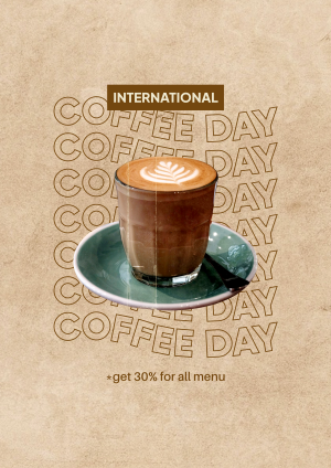 Hot Coffee Day Flyer Image Preview