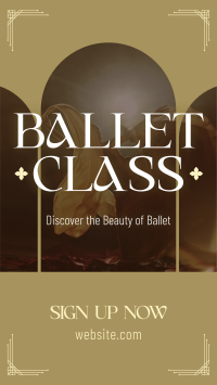 Sophisticated Ballet Lessons TikTok video Image Preview