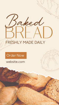 Baked Bread Bakery Video Image Preview