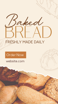 Baked Bread Bakery TikTok video Image Preview