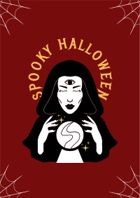 Spooky Witch Poster Image Preview