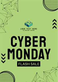 Cyber Monday Limited Offer Flyer Design