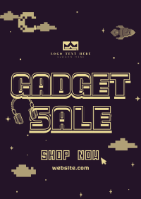 Retro Gadget Sale Poster Design