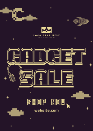 Retro Gadget Sale Poster Image Preview