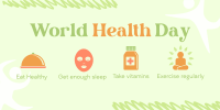Health Day Tips Twitter post Image Preview