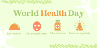 Health Day Tips Twitter Post Image Preview