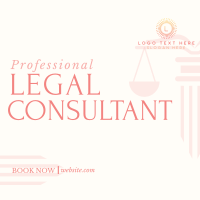 Professional Legal Consultant Linkedin Post Image Preview