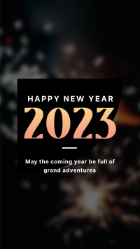 Liquid New Year Facebook story Image Preview