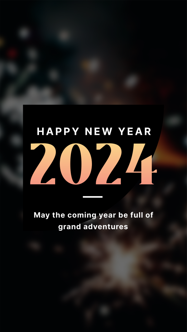 Liquid New Year Facebook Story Design Image Preview