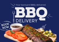 BBQ Delivery Postcard Preview