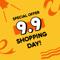 9.9 Shopping Day Instagram post Image Preview