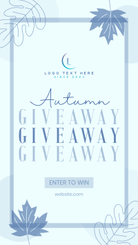 Cozy Leaves Giveaway Instagram story Image Preview