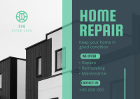 Home Repair Postcard Design