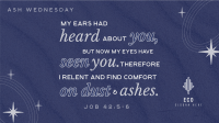 Lines and Squares Ash Wednesday Facebook event cover Image Preview