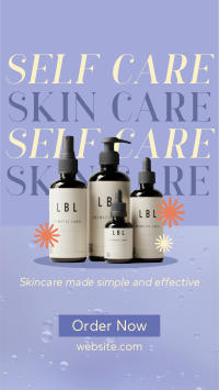 Skin Care Products Instagram Story Design