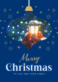 Warm Festive Christmas Poster Image Preview