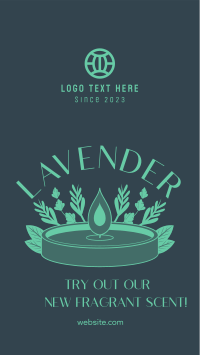 Lavender Scent Facebook Story Design