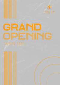 Abstract Shapes Grand Opening Poster Image Preview