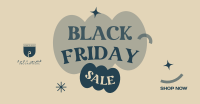 Abstract Black Friday Facebook Ad Image Preview