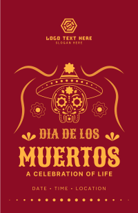 Dia De Los Muertos Invitation Image Preview