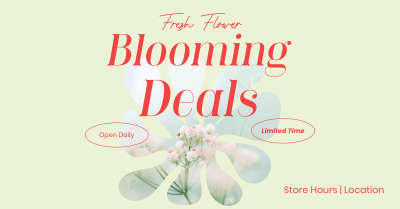 Fresh Flower Deals Facebook ad Image Preview