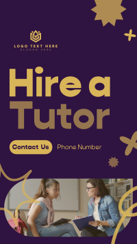 Junior Private Tutor TikTok video Image Preview