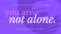 Suicide Prevention Support Group Facebook event cover Image Preview
