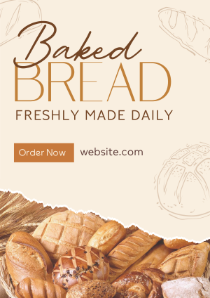 Baked Bread Bakery Flyer Image Preview