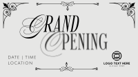 Elegant Ornament Grand Opening Animation Preview