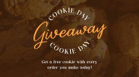 Cookie Giveaway Treats Facebook Event Cover Design