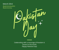 Pakistan Day Moon Facebook post Image Preview