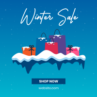 Winter Gifts Instagram Post Design