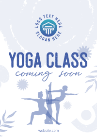 Yoga Class Coming Soon Flyer Design