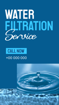 Water Filtration Service Facebook Story Image Preview