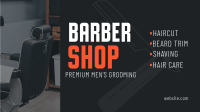 Premium Grooming Facebook event cover Image Preview