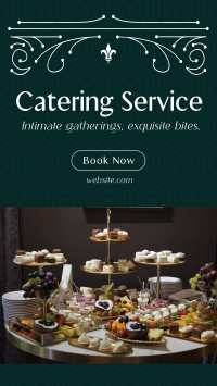 Elegant Catering Service TikTok Video Preview